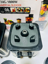Kenwood 8 in 1 Multifunctional Blender Commercial Heavy Duty Blender KB-34G 1800W High Performance Power Blender 3.5L Jug 2000ml Chopper and 700ml Grinder