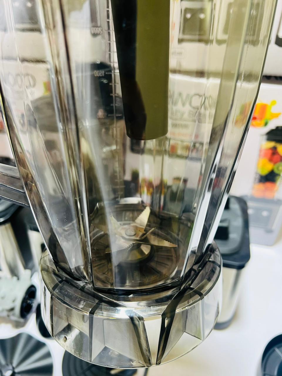 Kenwood 8 in 1 Multifunctional Blender Commercial Heavy Duty Blender KB-34G 1800W High Performance Power Blender 3.5L Jug 2000ml Chopper and 700ml Grinder