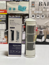 Portable 2 Speed USB Desk Fan With LED Light Bladeless Safe And Quiet Table Tower Fan For Students And Office Workers
