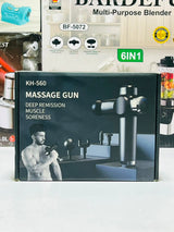 KH-560  Massage Gun for Men & Women – Deep Tissue Massager with Multiple Heads & Adjustable   Speed