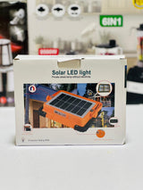 100W Rechargeable Solar LED Construction Site Light | Outdoor Waterproof PIR Motion Sensor Flood Light for Site + Power Bank Street & Warehouse