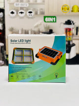 100W Rechargeable Solar LED Construction Site Light | Outdoor Waterproof PIR Motion Sensor Flood Light for Site + Power Bank Street & Warehouse