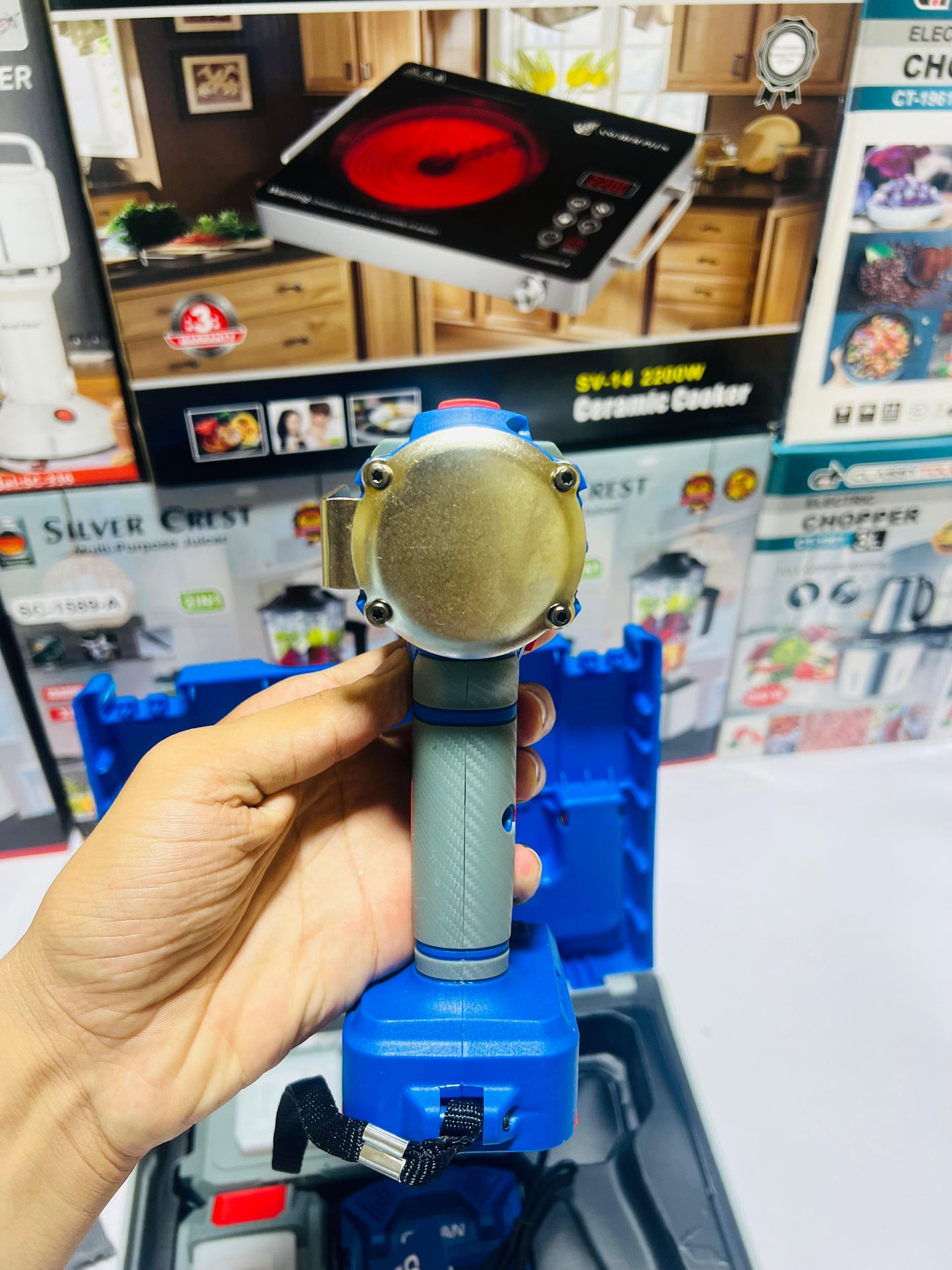 COVAN  128V Brushless Power Drill 120Nm Cordless Hammer Drill Machine Electric Screwdriver 13mm Chuck Cordless Impact Drill