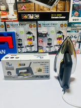 Black and White Electric Dry Iron  Model  SSg-0.2 - Automatic and Smart Size Electric Dry Iron - Complete 1 Years Warranty - Black