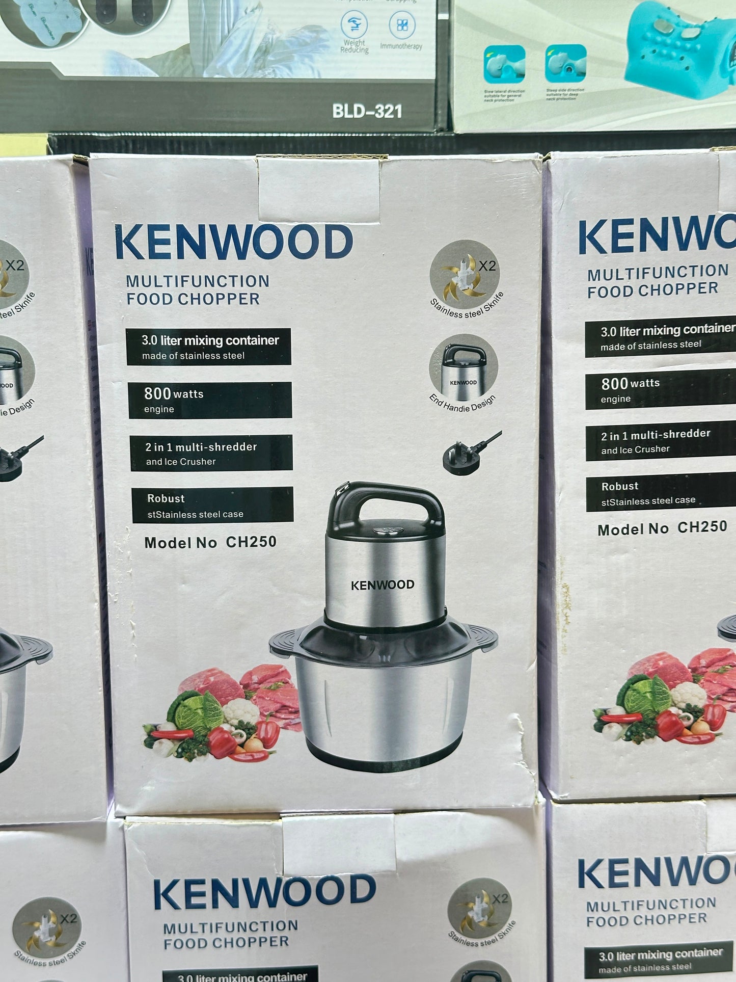 Kenwood 3L Electric Meat Chopper – Powerful 3-Speed Grinder with Egg Beater