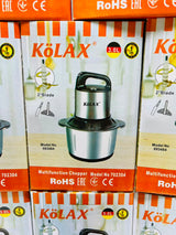 Kolax  3.0  litre Chopper | 6 stepping Blades | 600 watts | 3 speeds | 1 years warranty