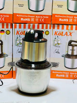 Kolax  3.0  litre Chopper | 6 stepping Blades | 600 watts | 3 speeds | 1 years warranty