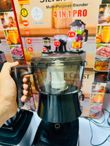 Silver Crest 3-in-1 Kitchen Blender & Food Processor 800W - Juicer, Grinder & Chopper Multi-Function Mixer