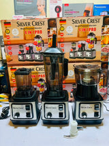 Silver Crest 3-in-1 Kitchen Blender & Food Processor 800W - Juicer, Grinder & Chopper Multi-Function Mixer