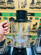 TURK  3 in 1 Multifunctional Blender Commercial Heavy Duty Blender 1000W High Performance Power Blender 2.5L Jug 2.0 litr Chopper and 700ml Grinder for Kitchen