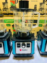 TURK  3 in 1 Multifunctional Blender Commercial Heavy Duty Blender 1000W High Performance Power Blender 2.5L Jug 2.0 litr Chopper and 700ml Grinder for Kitchen