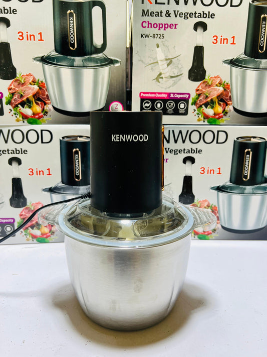 Kenwood 3 in 1 Meat and Vegetable Chopper KW-8725 Capacity: 3L
