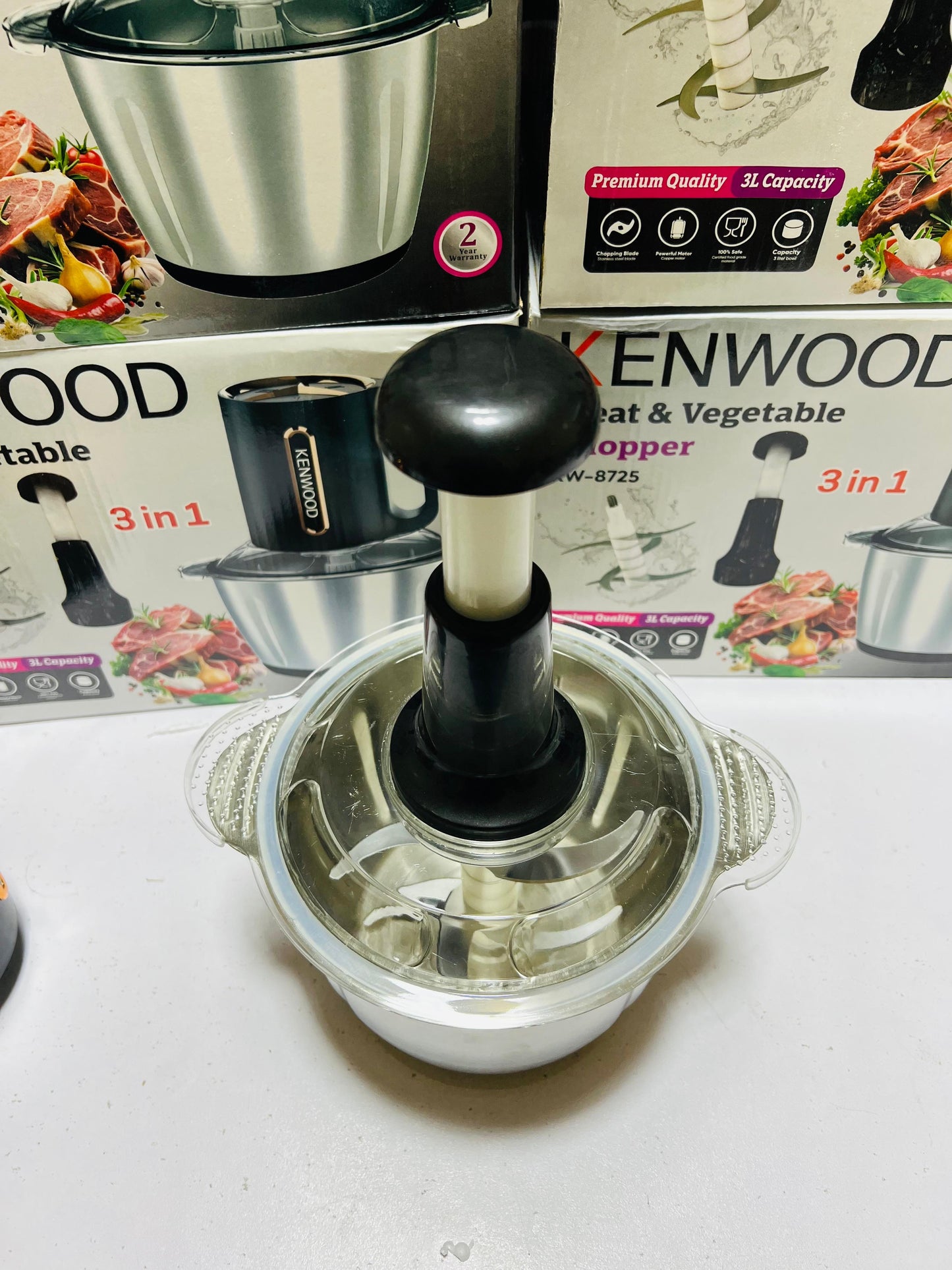 Kenwood 3 in 1 Meat and Vegetable Chopper KW-8725 Capacity: 3L