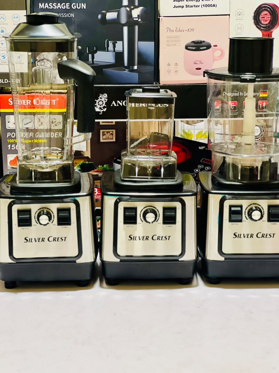 Silver Crest 3 in 1 Juicer Blender | Chopper | Grinder | Blender with 2 years warranty