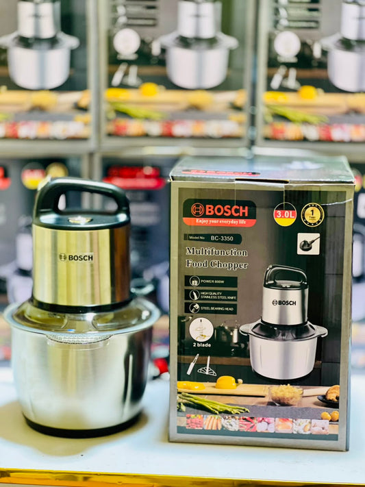 Bosch Germany 3 Litre Chopper - Heavy Duty Motor | Commercial Use 1 year Warranty