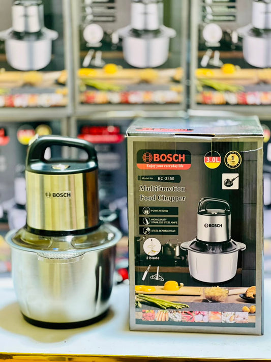 Bosch Germany 3 Litre Chopper - Heavy Duty Motor | Commercial Use 1 year Warranty