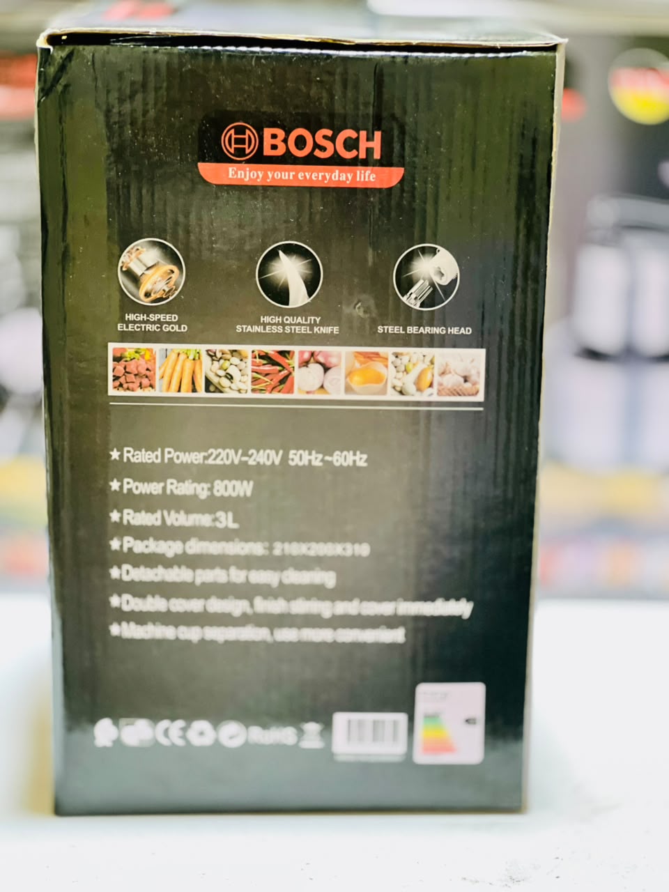 Bosch Germany 3 Litre Chopper - Heavy Duty Motor | Commercial Use 1 year Warranty