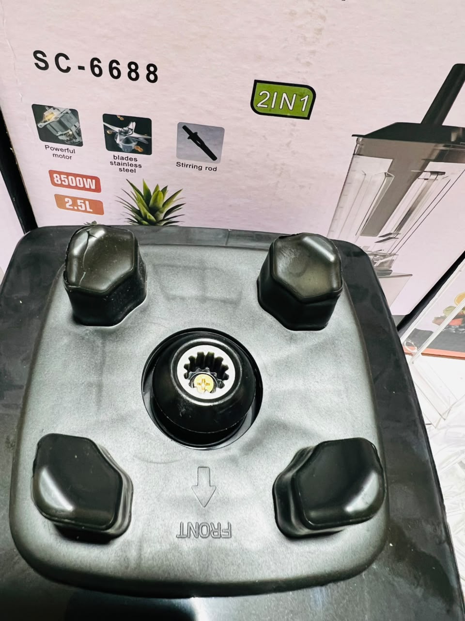 SC-6688 Silver Crest 2 in 1 Juicer | Juicer Blender | Grinder Jar | 1 Years Warranty