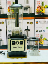 SC-6688 Silver Crest 2 in 1 Juicer | Juicer Blender | Grinder Jar | 1 Years Warranty