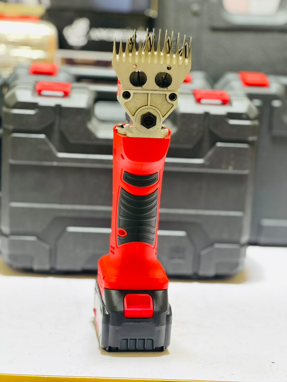 Rechargeable Animal Trimmer Machine |Dual Batteries + Cahrger | Kit with Cleaning and Screwing