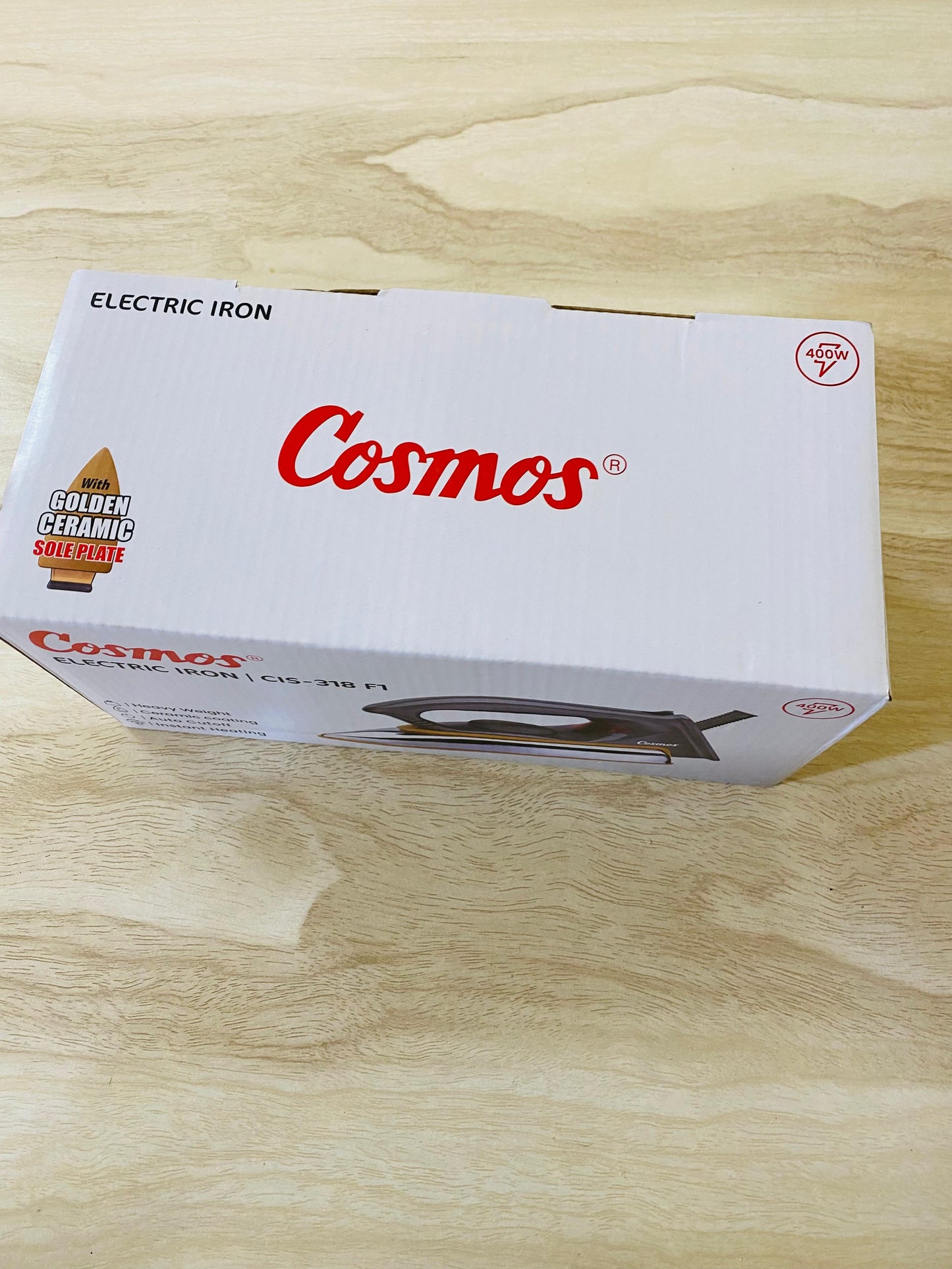 Lot imported Cosmos Dry iron 400watt
