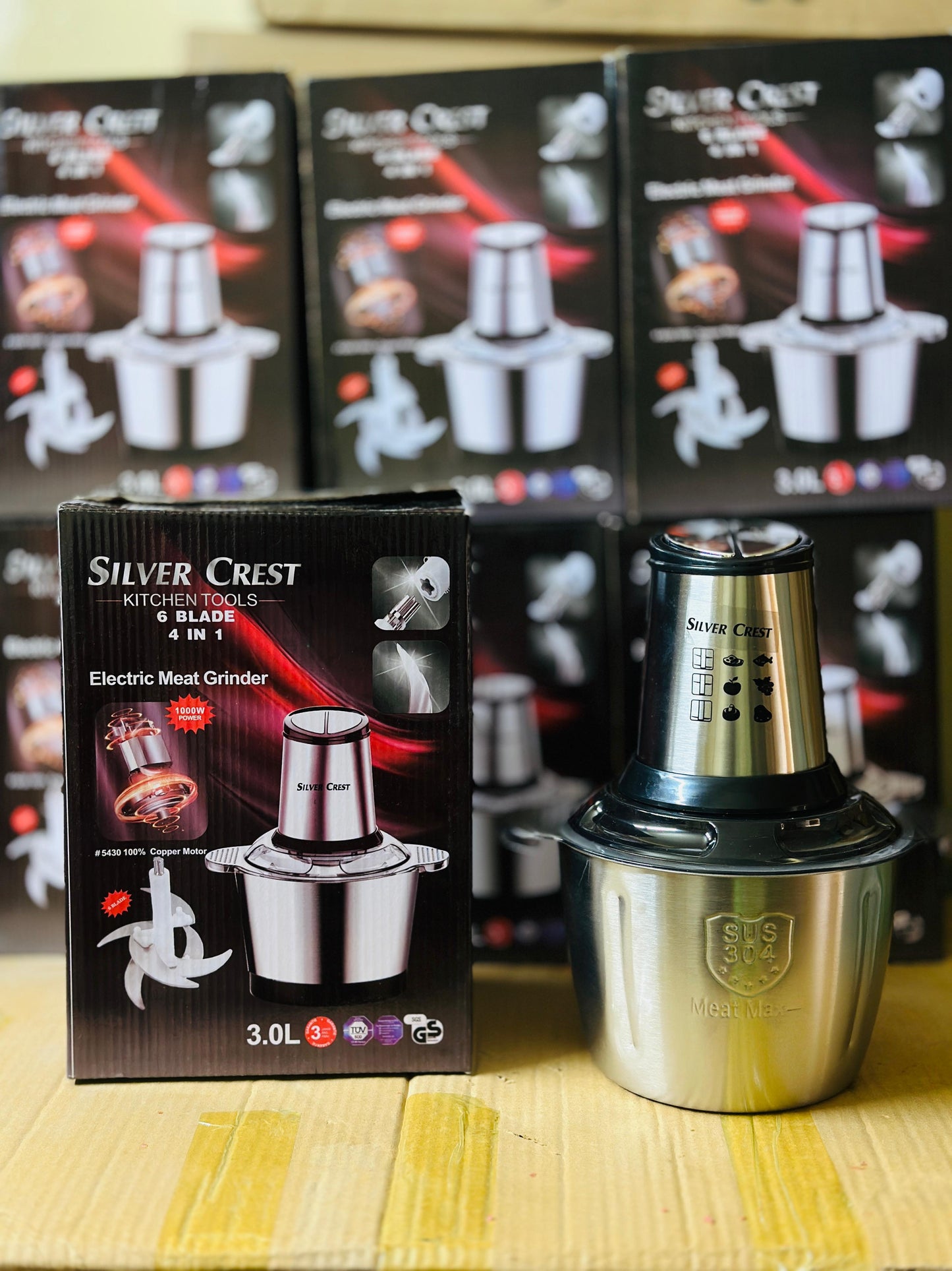 Silver Crest 4 in 1 Chopper | Golden Blades | Lassi maker | egg separator | whisk