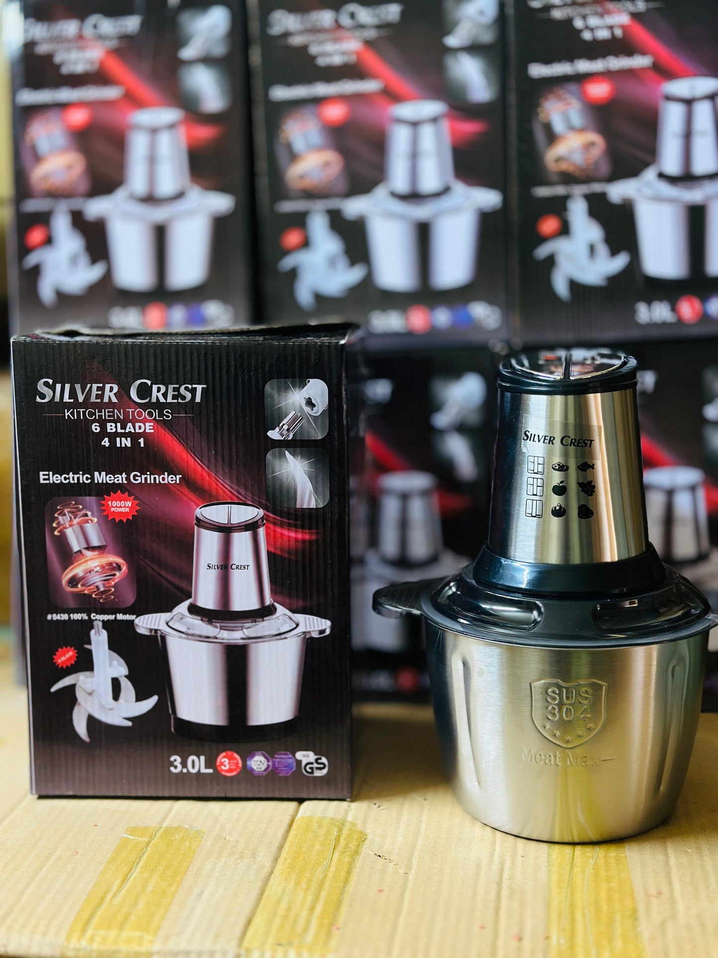 Silver Crest 4 in 1 Chopper | Golden Blades | Lassi maker | egg separator | whisk