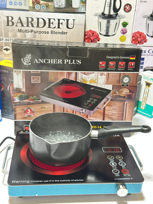 Germany Imported Ancher Plus 2200 Watts | Hotplate | infrared Cooker | Ceramic hotplate