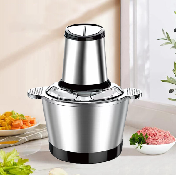 Silver Crest HomeFast Meat Grinders Electric Food Processor, Multipurpose Smart Kitchen Food Chopper Vegetable Fruit Cutter Onion Slicer Dicer, Blender and Mincer