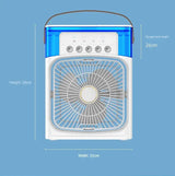 4 In 1 Fan Air Cooler with Humidifier & Night Light | Mist Fan
