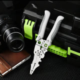 16 in 1 Electrician Pliers Multifunctional Needle Nose Pliers for Wire Stripping Cable Cutters Terminal Crimping Hand Tools