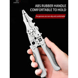 16 in 1 Electrician Pliers Multifunctional Needle Nose Pliers for Wire Stripping Cable Cutters Terminal Crimping Hand Tools
